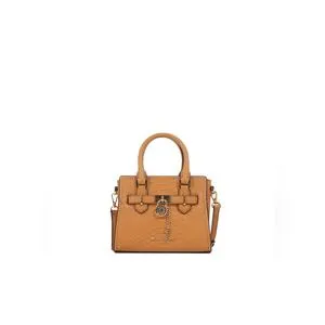 ( AS IS ) Michael Kors Hamilton Embossed XS Satchel Bag In Cider 35R4GHMC0G