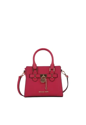 ( AS IS ) Michael Kors Hamilton XS Satchel Satchel Bag In Electric Pink 35H3GHMC0L