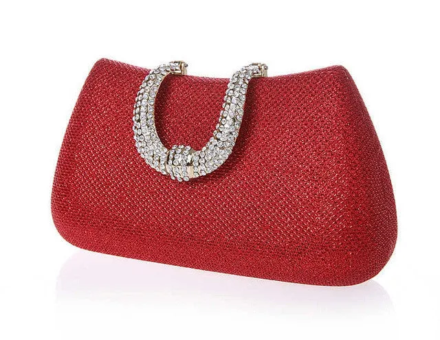 2017 New Design Evening bags Party Bags Wedding Handbag Diamond Clutch Messenger Purse  Chain Shoulder Bag Bolsa Feminina Purse