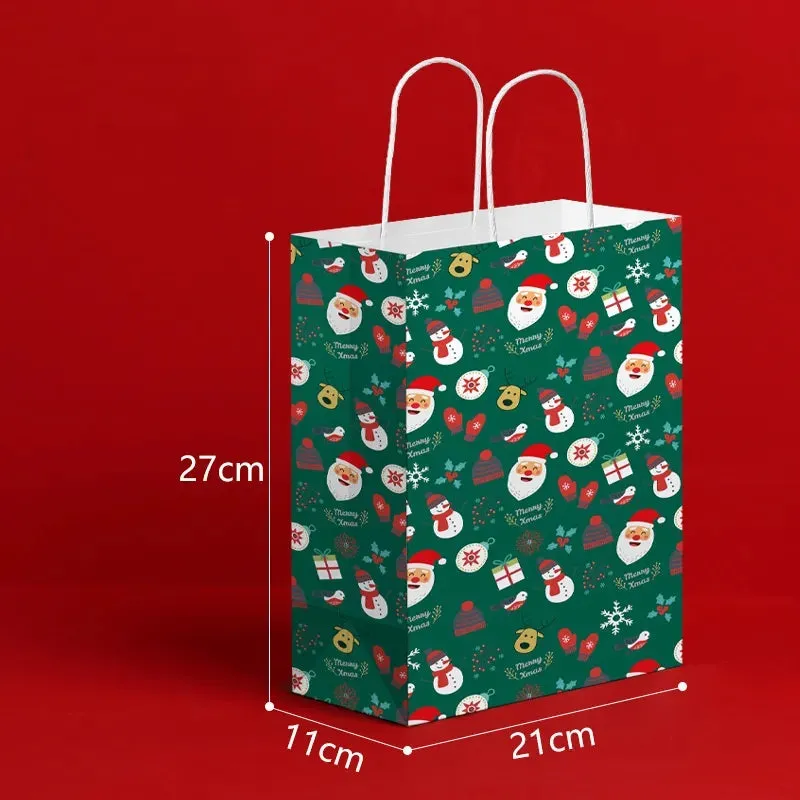 27x21x11cm Christmas Gifts Bag Cute Elk Gift Bag For Festival Package