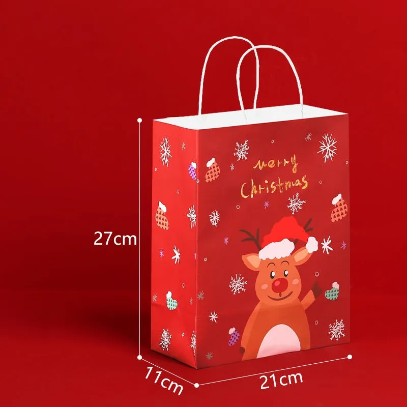 27x21x11cm Christmas Gifts Bag Cute Elk Gift Bag For Festival Package