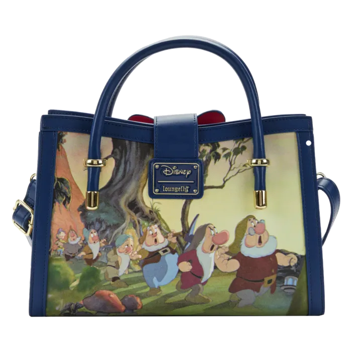 7" Disney : Snow White and the Seven Dwarfs - Scenes Faux Leather Crossbody Bag Loungefly