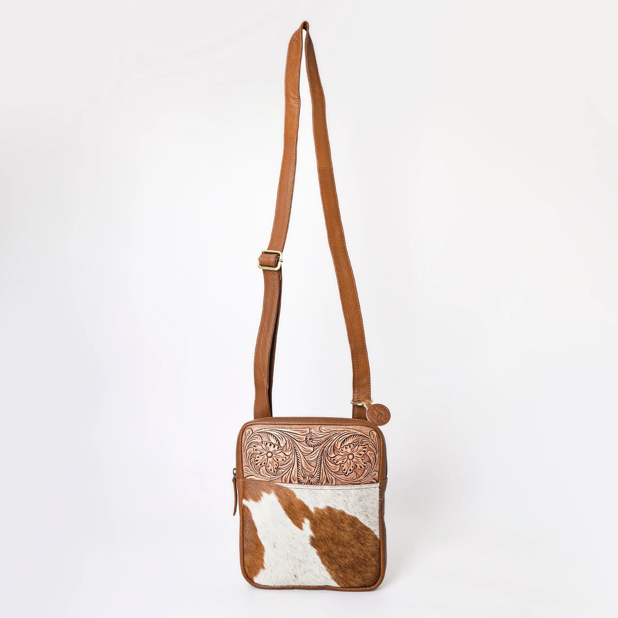 A&A-1102 Montana West 100% Genuine Hair On Cowhide Leather Crossbody