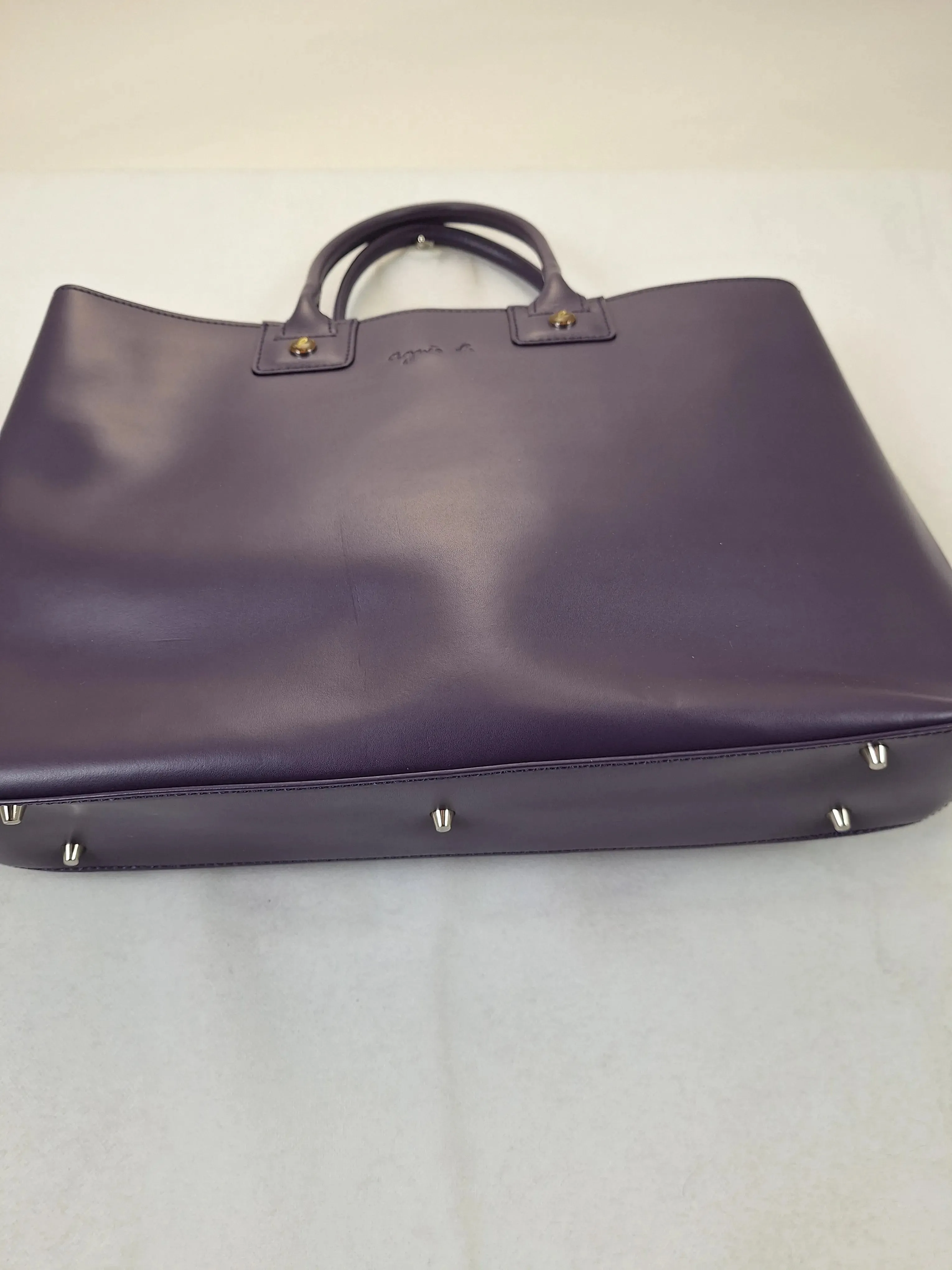 Agnes B Aubergine Large Multi Compartment Bag