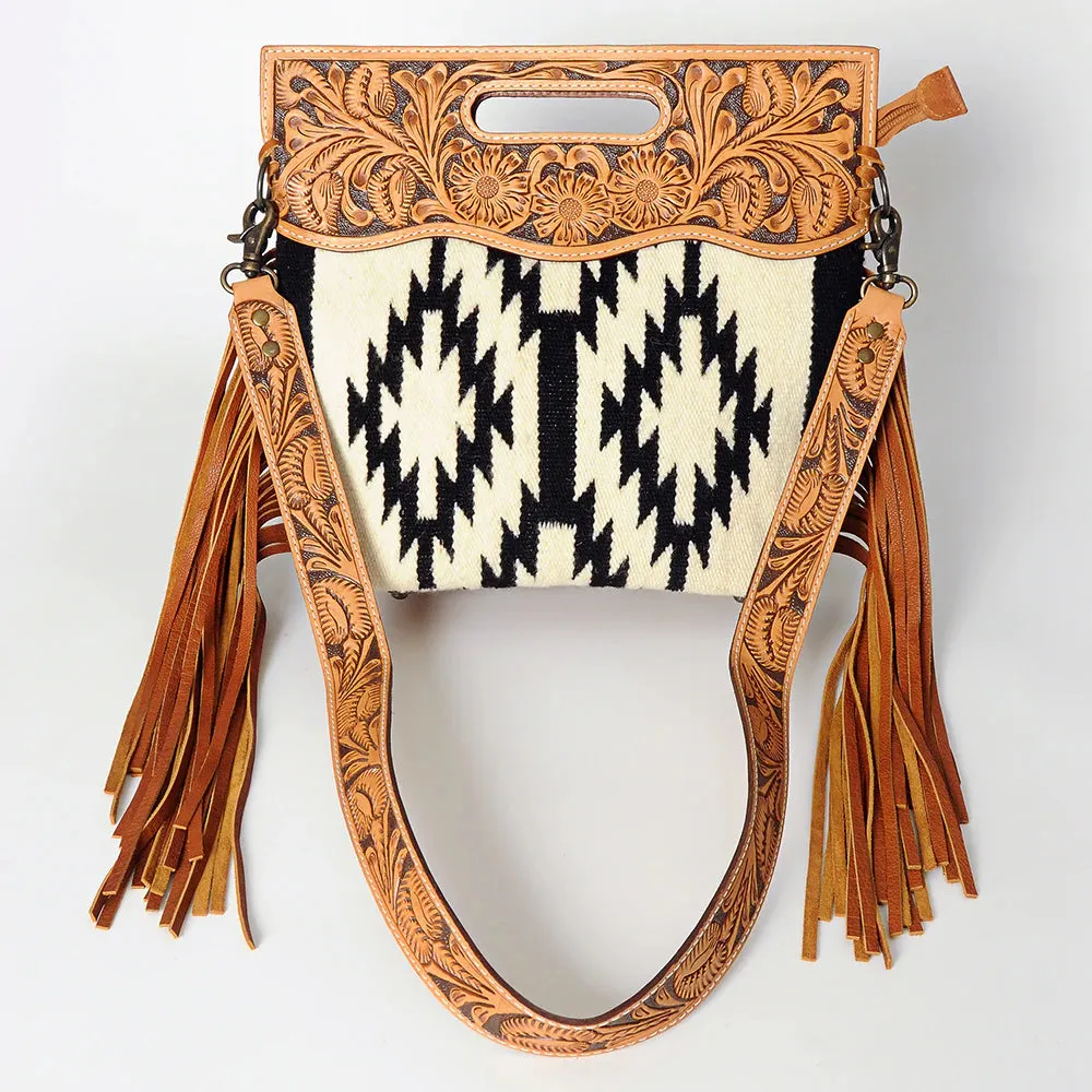 American Darling Black & White Aztec Crossbody