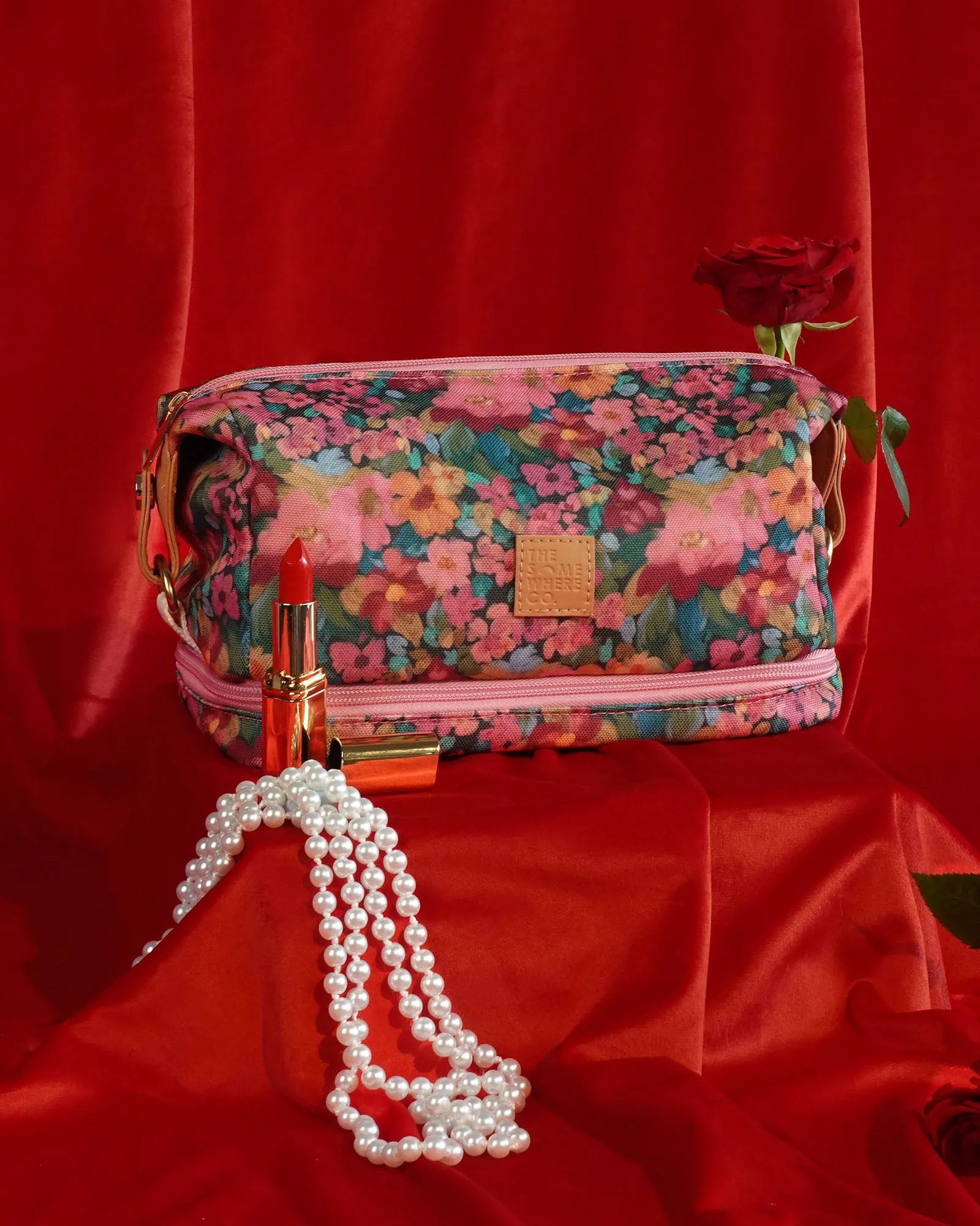 Amongst The Flowers Cosmetic Bag