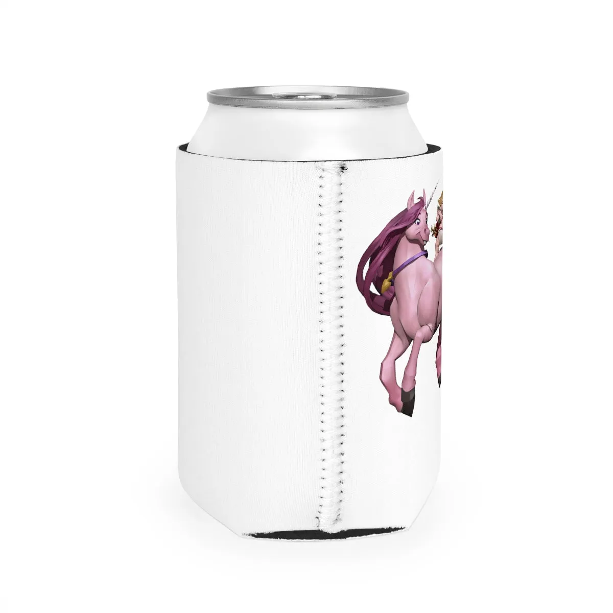 Baby Cupid and Horse Can Cooler Sleeve