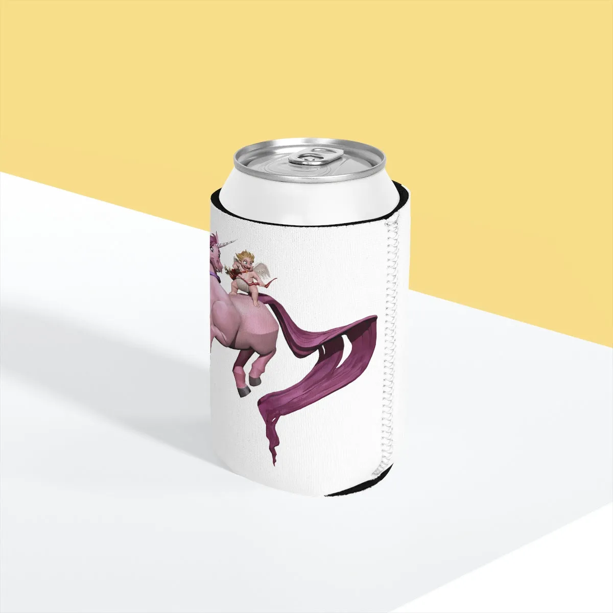 Baby Cupid and Horse Can Cooler Sleeve