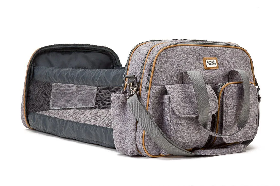 Baby Travel Crib Changing Bag - Windsor Grey - POD ®