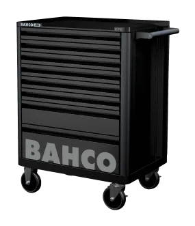 Bahco 1472K8BLACK E72 8 Drawer Black Mobile Roller Cabinet