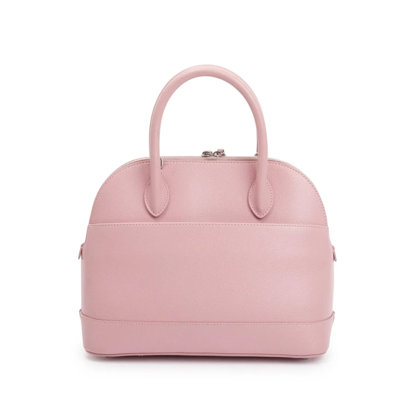 BALENCIAGA GRAINED CALFSKIN VILLE SMALL TOP HANDLE BAG