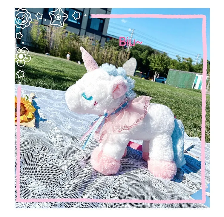 Ballerina Unicorn Plush Handbag