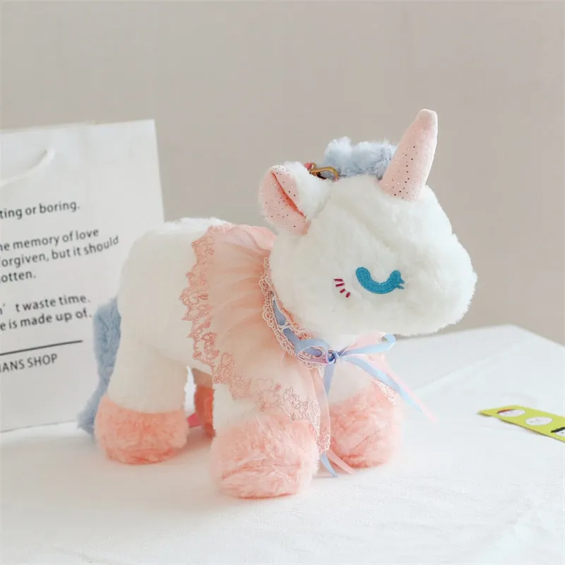 Ballerina Unicorn Plush Handbag