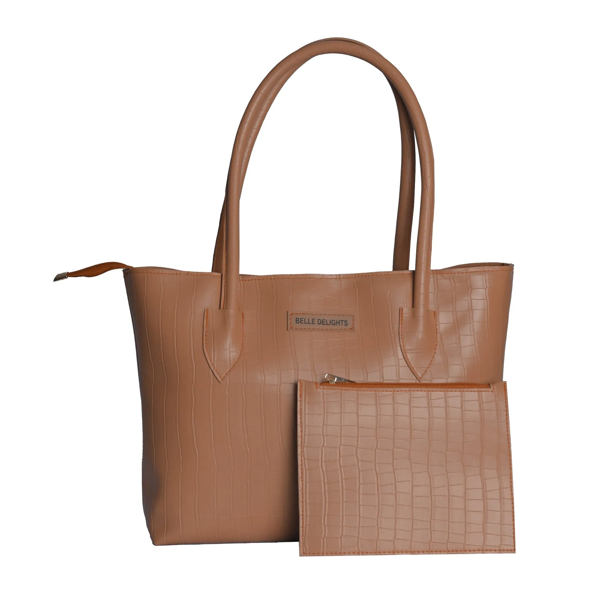 Beige Belle Croc Tote Bag ( pre-order )