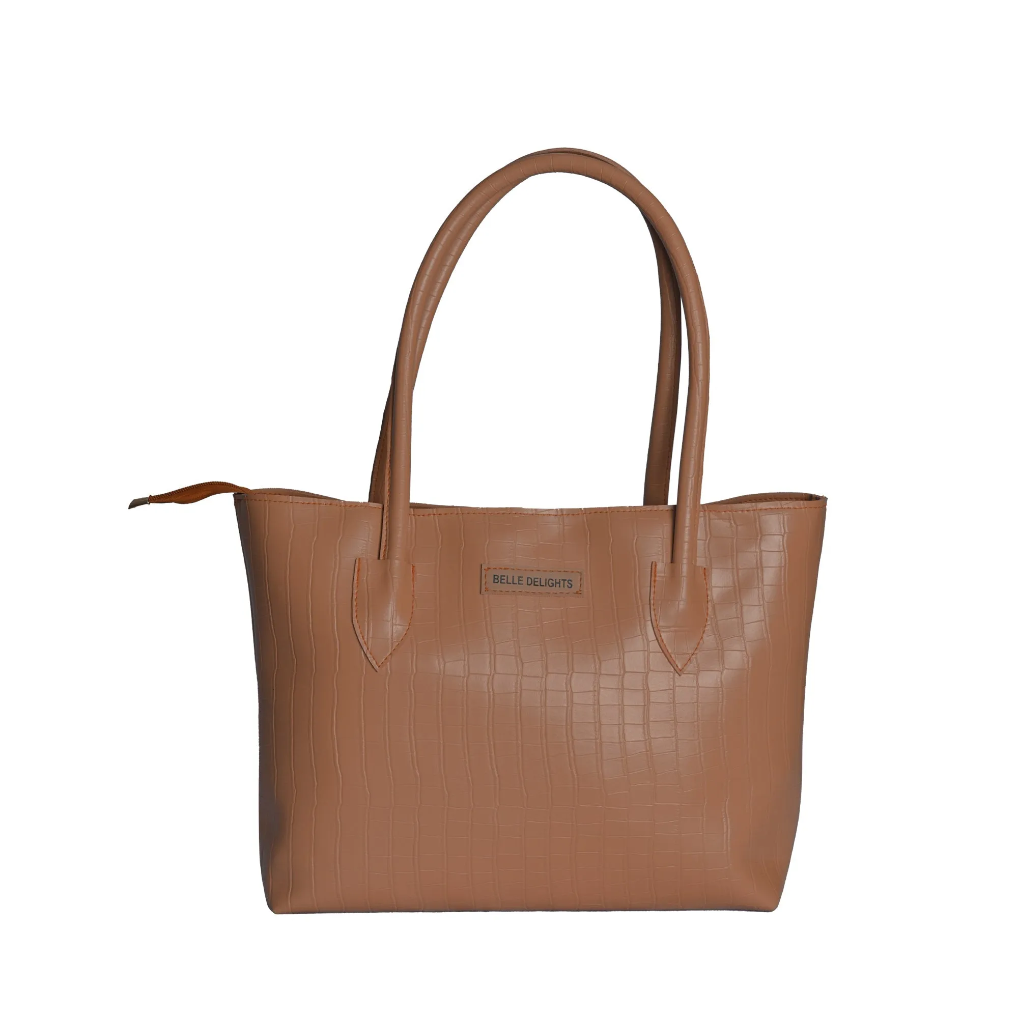 Beige Belle Croc Tote Bag ( pre-order )