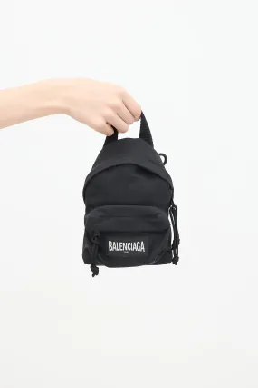 Black Mini Explorer Backpack Bag