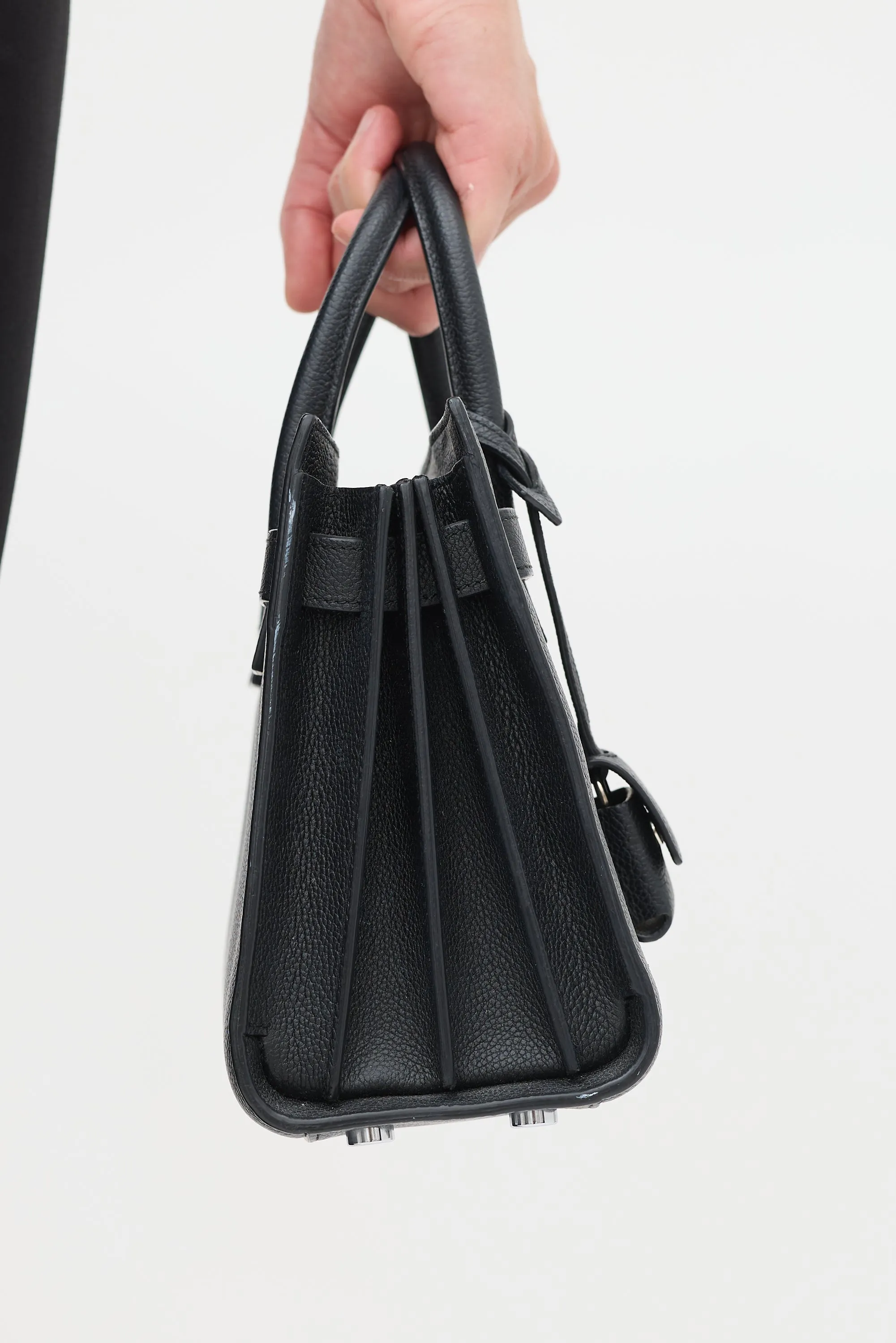 Black Nano Sac De Jour Crossbody Bag