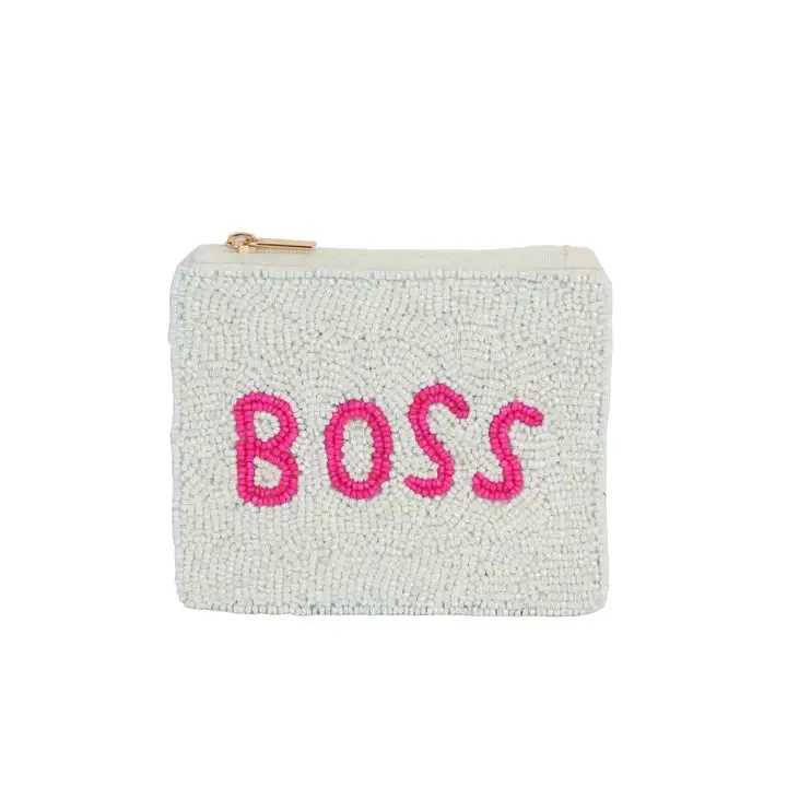 Boss Beaded Coin Purse