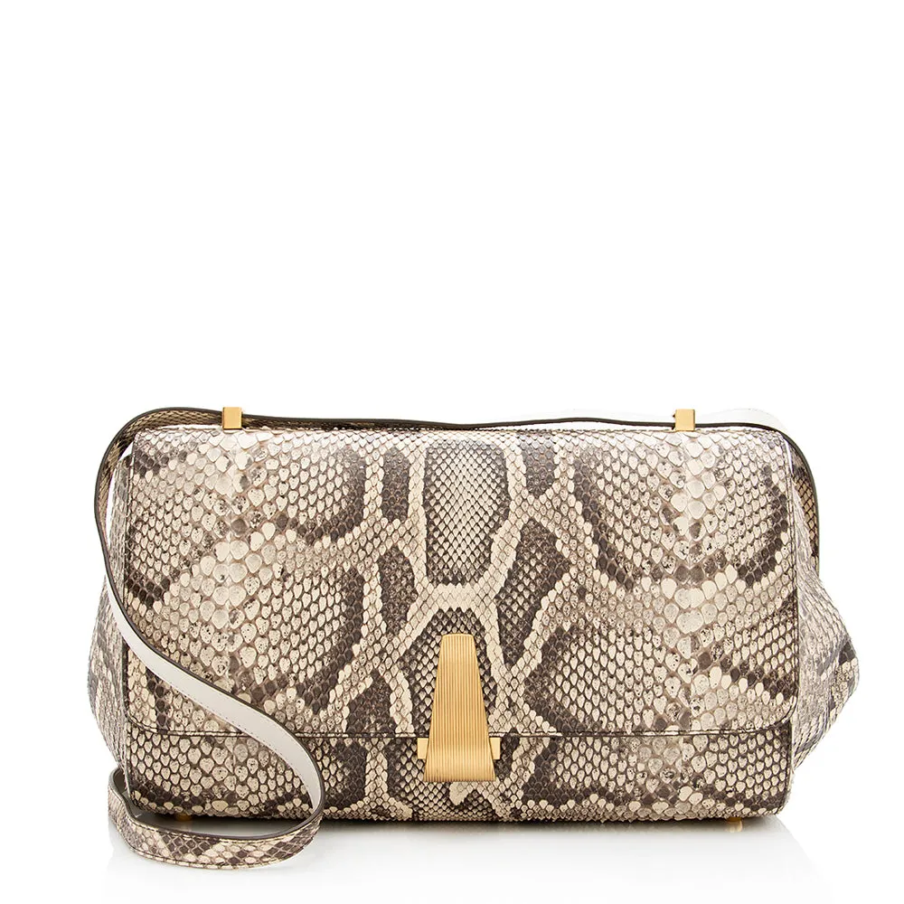 Bottega Veneta Python Angle Shoulder Bag (SHF-19145)