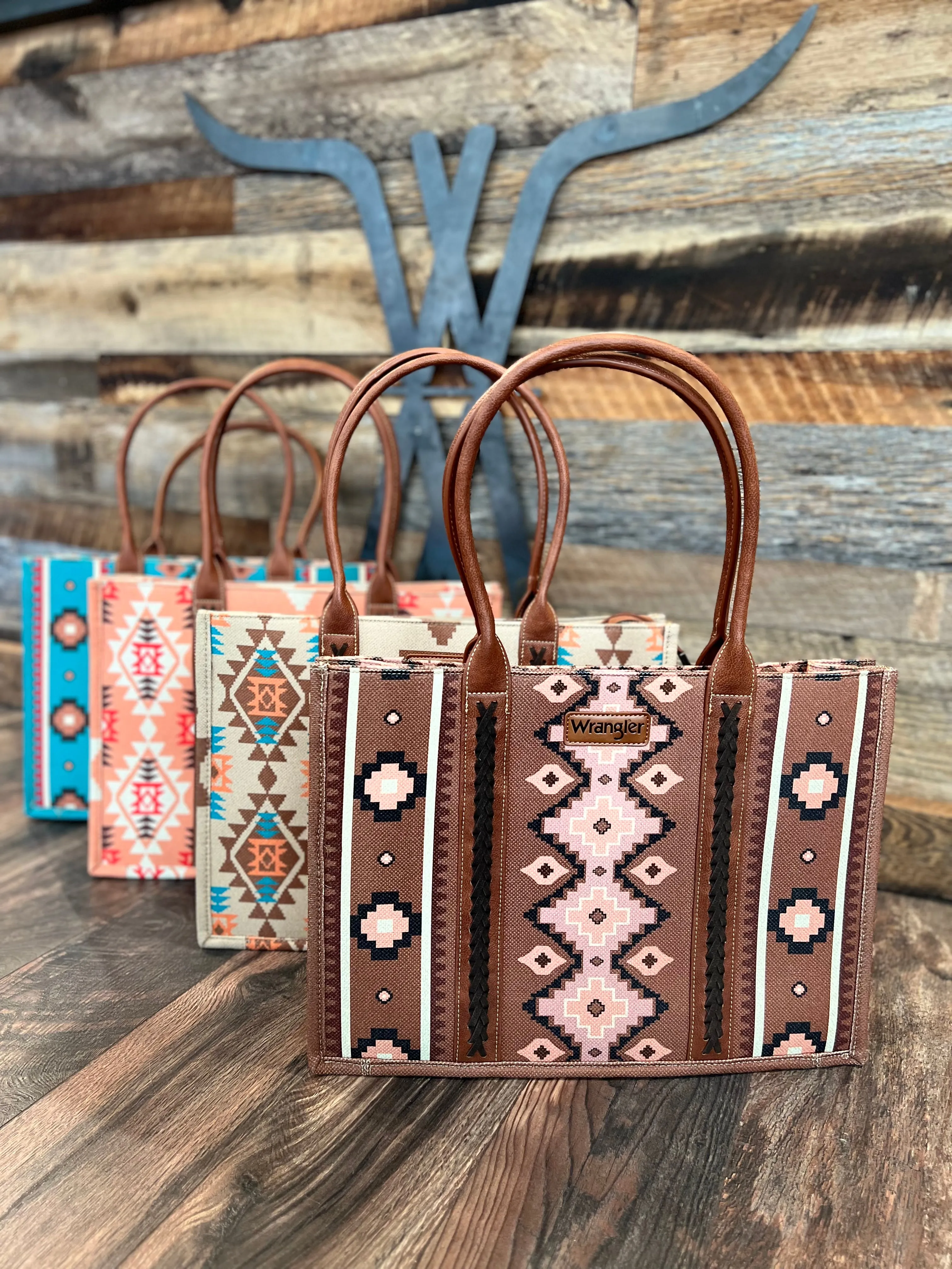 Brown Southwestern Tote