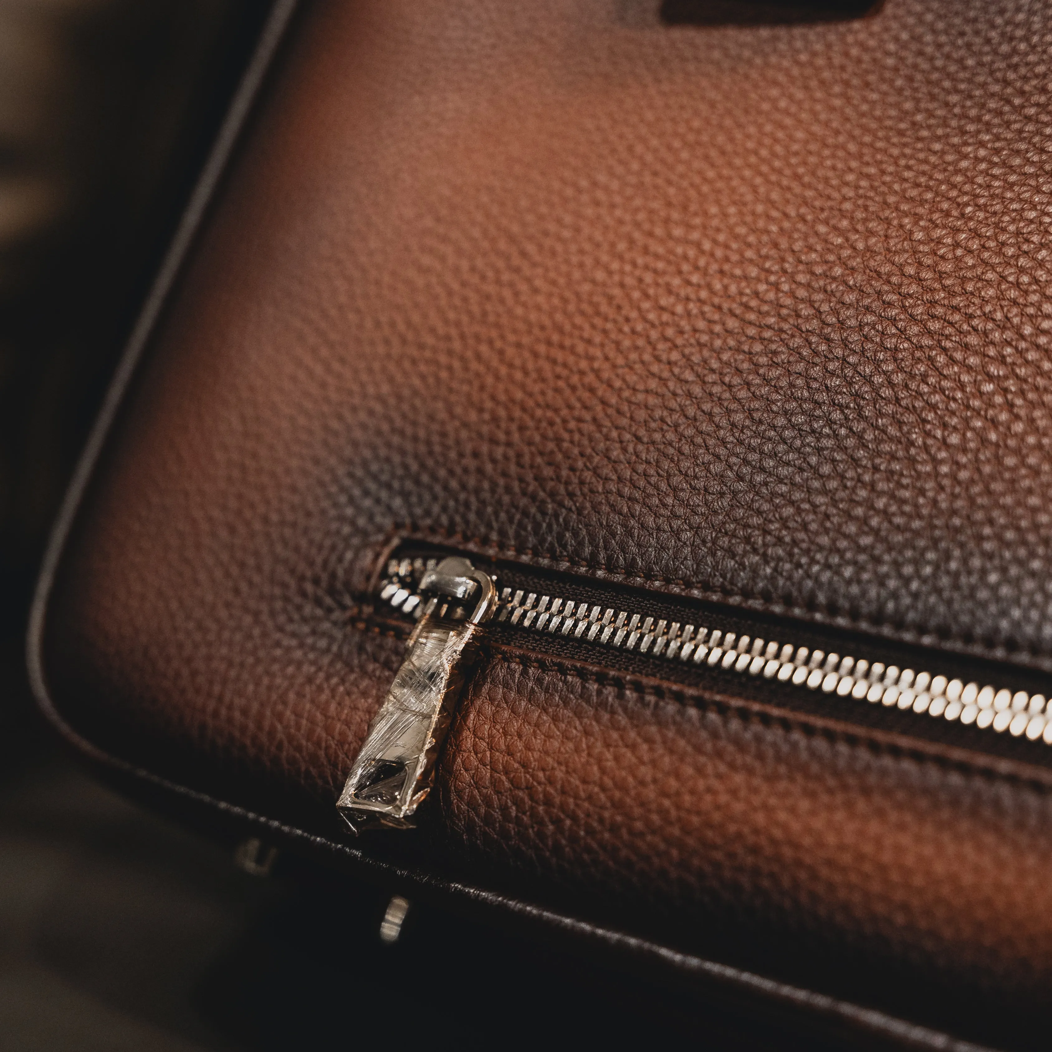 Burnished Saddle Briefcase