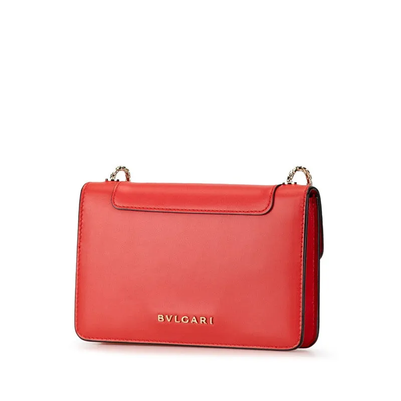 Bvlgari Serpenti Leather Crossbody Bag