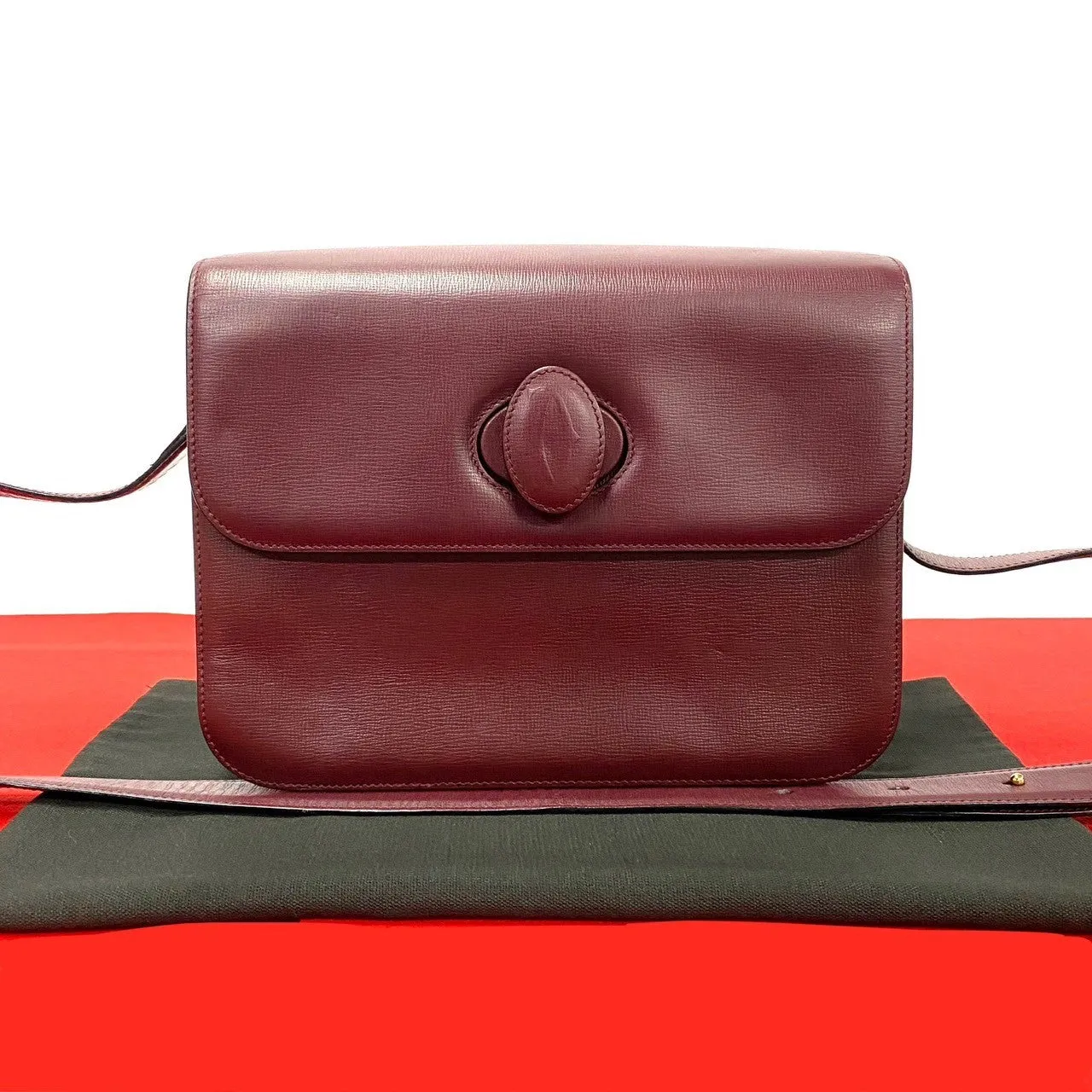 Cartier Must Line Leather Crossbody Bag  Leather Crossbody Bag