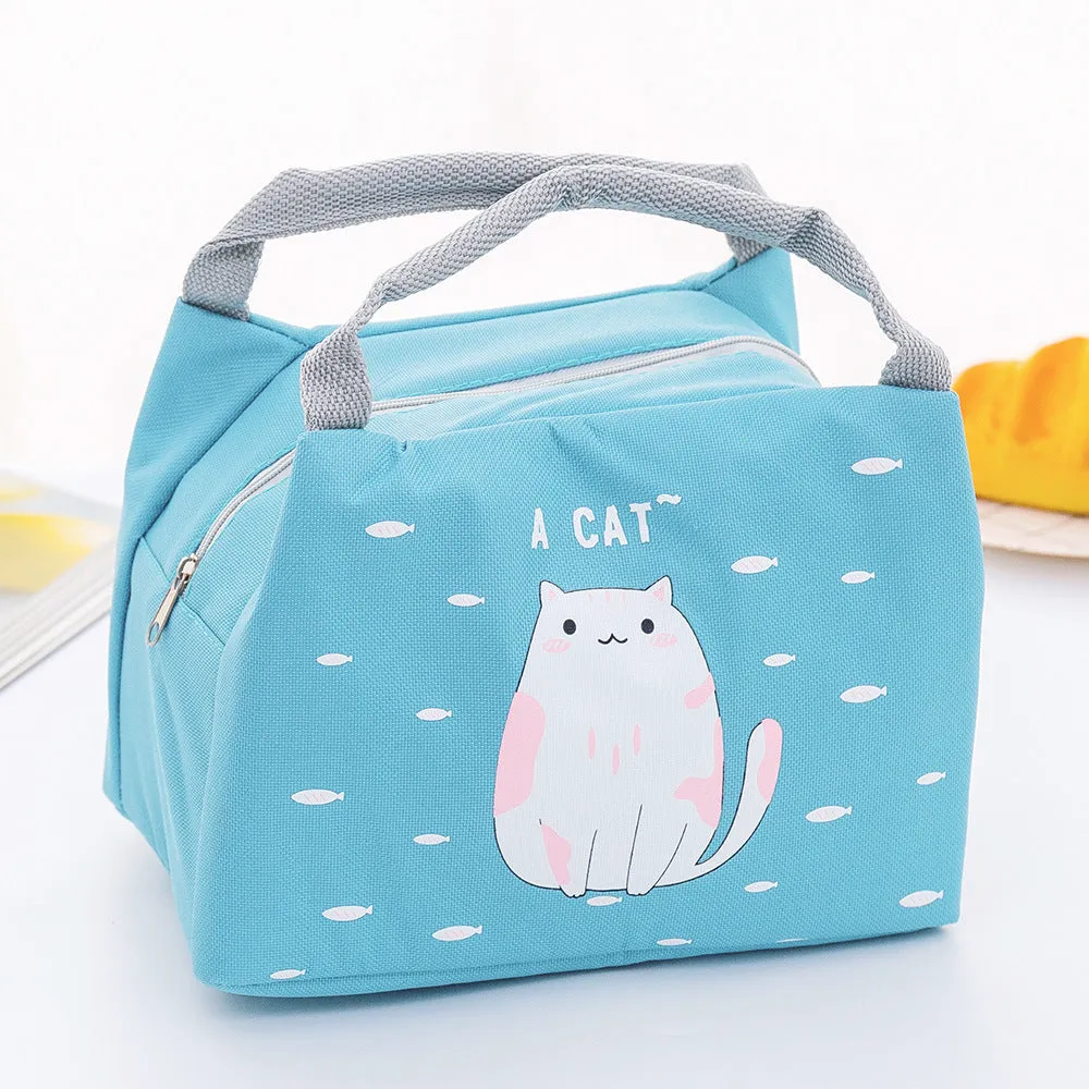 Cartoon Cute Student Insulation Bag Lunch Bag Small Lunch Box Bag