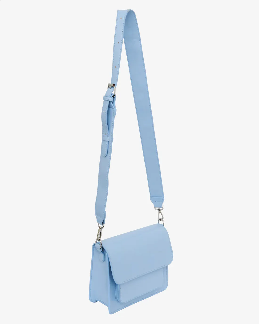 CAYMAN POCKET GLOSSY STRUCTURE BAG | Antique Blue