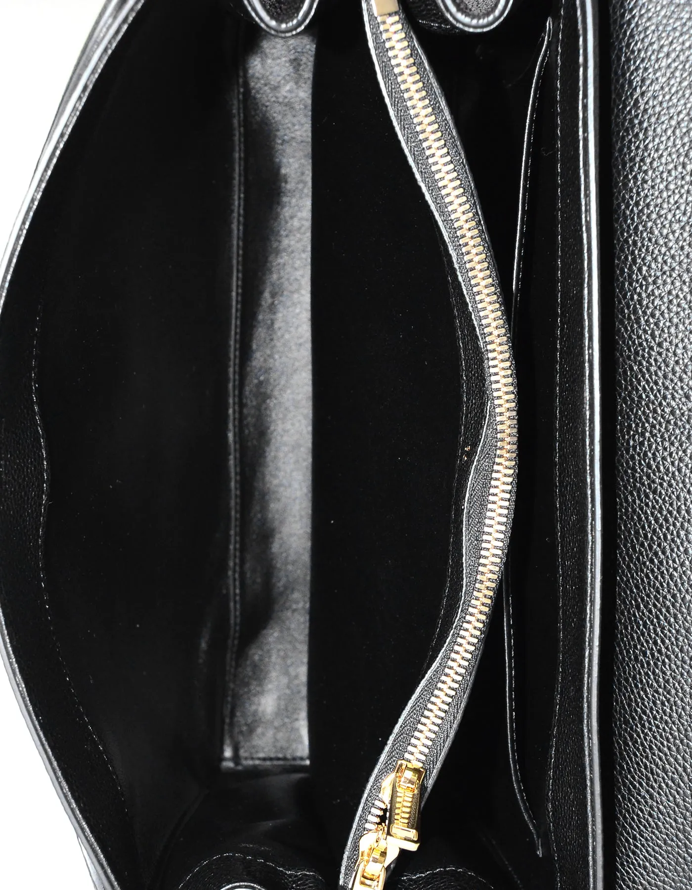 Celine Black Grained Calfskin Medium 16 Top Handle Bag NWT rt. $4,550