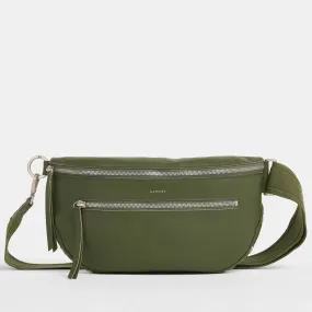 Charles Crossbody | Landscape Green/Brushed Silver | Lrg