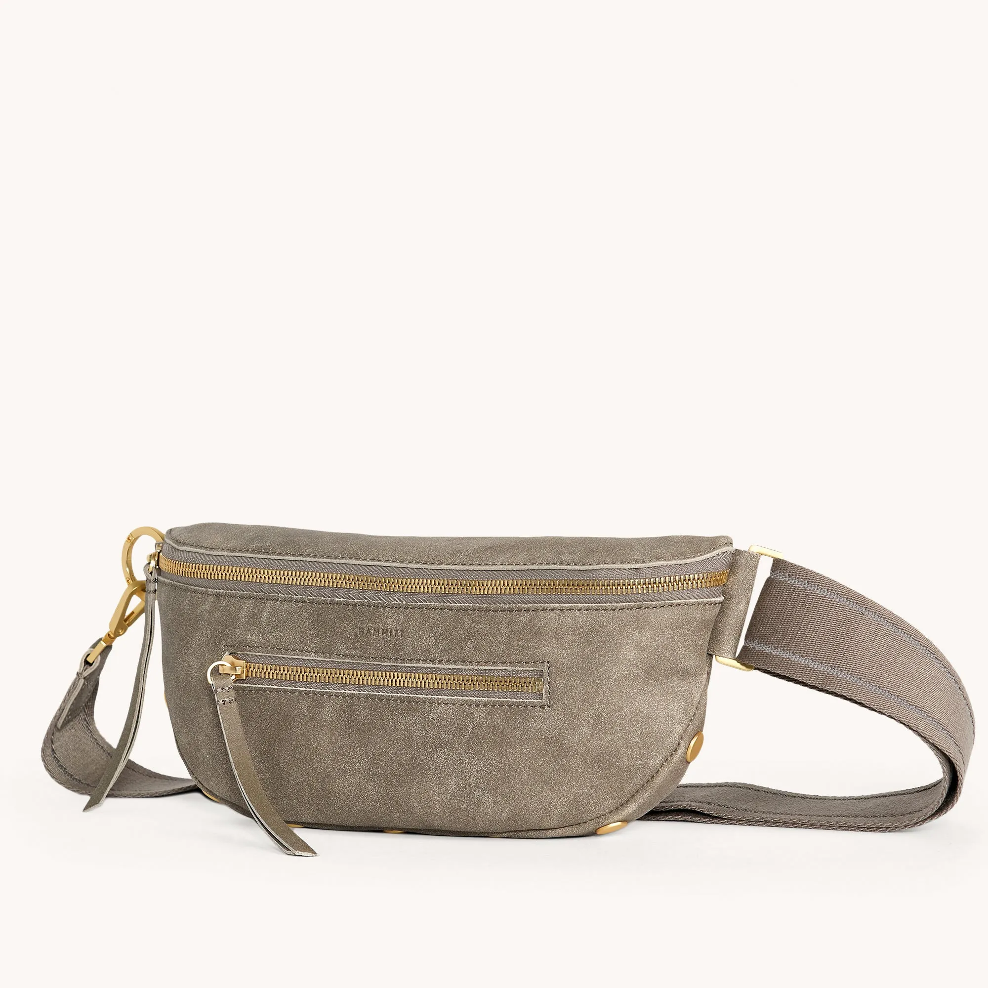 Charles Crossbody | Pewter/Brushed Gold | Med