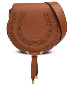 Chloé   Marcie grained leather crossbody bag 