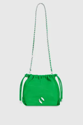 City Nylon Crossbody Bag In Green