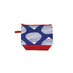 Clamshell Canvas Cosmetic Bag