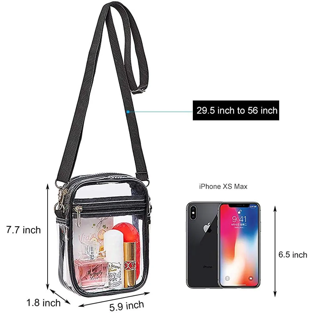 Clear Crossbody Purse Bag