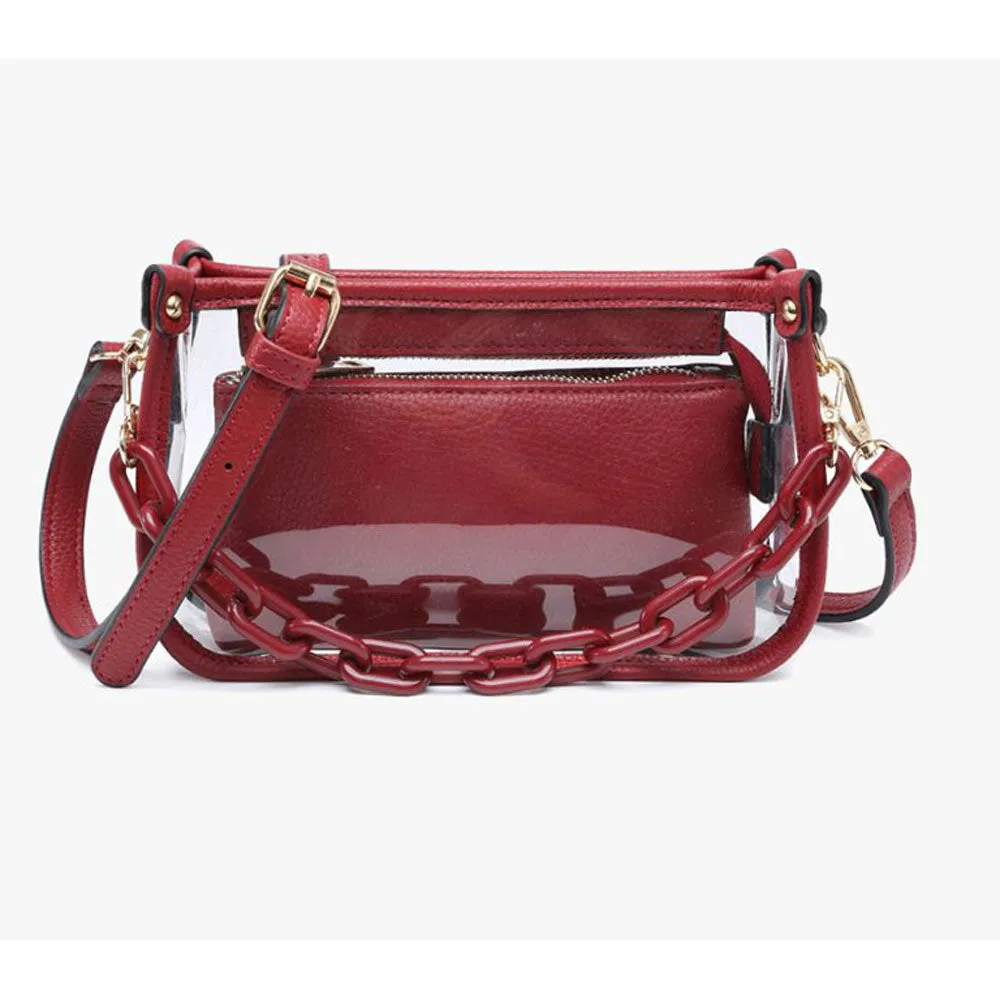 Clear Jess Crossbody Bag