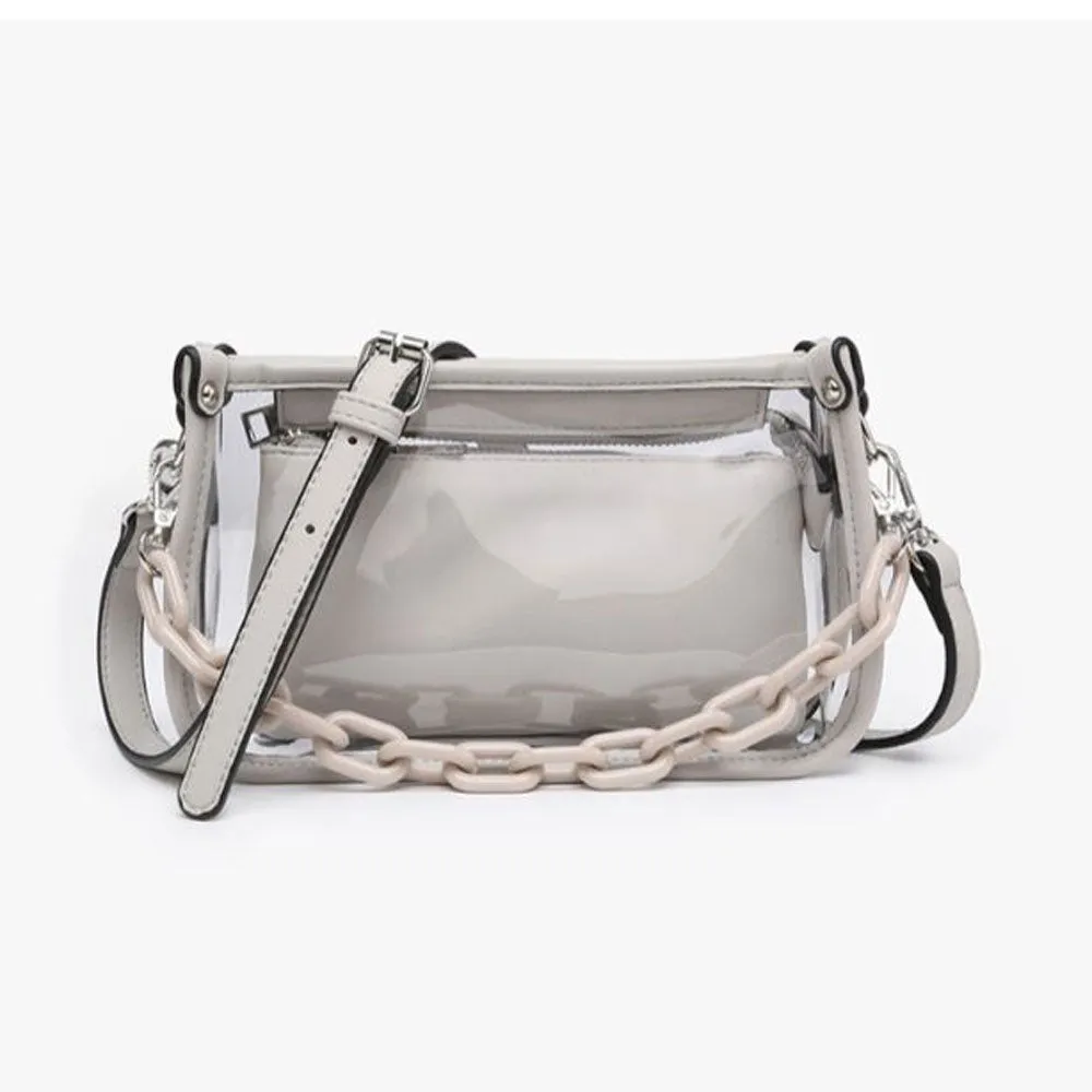 Clear Jess Crossbody Bag