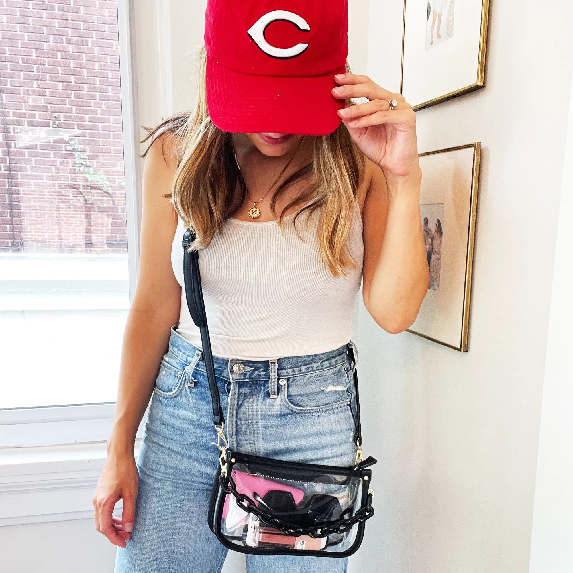 Clear Jess Crossbody Bag