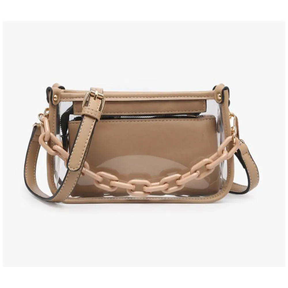 Clear Jess Crossbody Bag