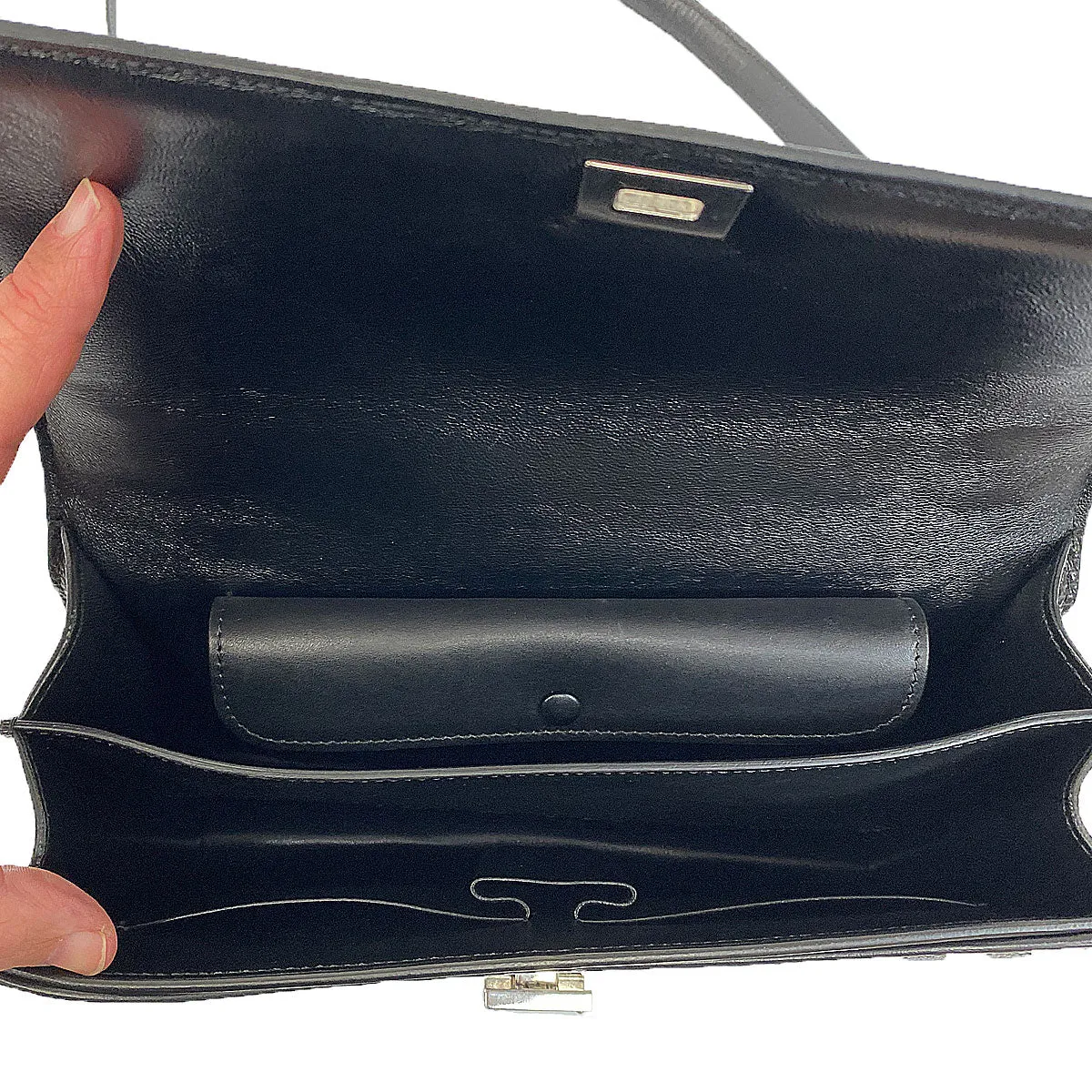 Céline Small Lizard Case Flap Bag