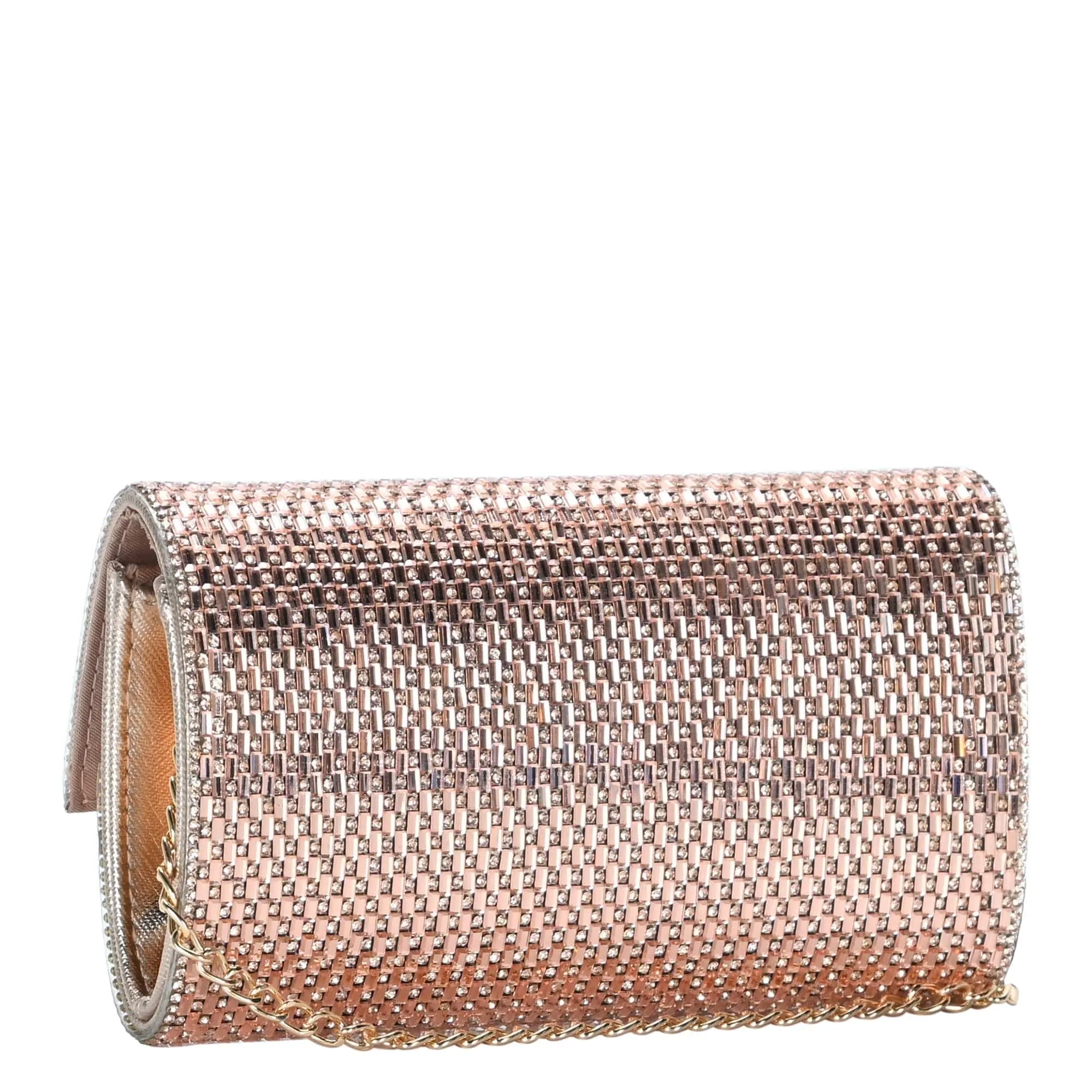 CLR88219 Amy Mosaic Mirror Party Clutch