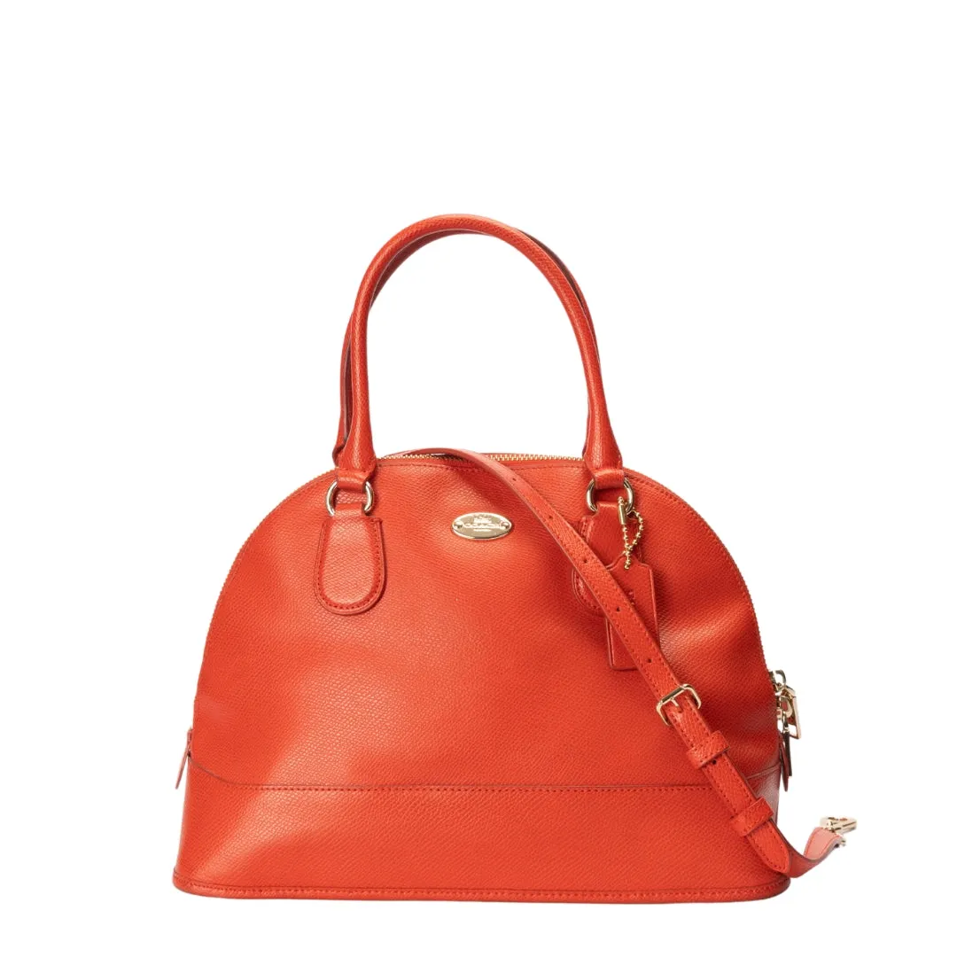 Coach Crossgrain Cora Domed Satchel