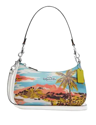 Coach Teri Shoulder Bag With Hawaiian Print