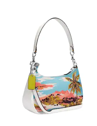 Coach Teri Shoulder Bag With Hawaiian Print