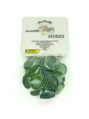 Colored Glass Stones (Available in a pack of 12)