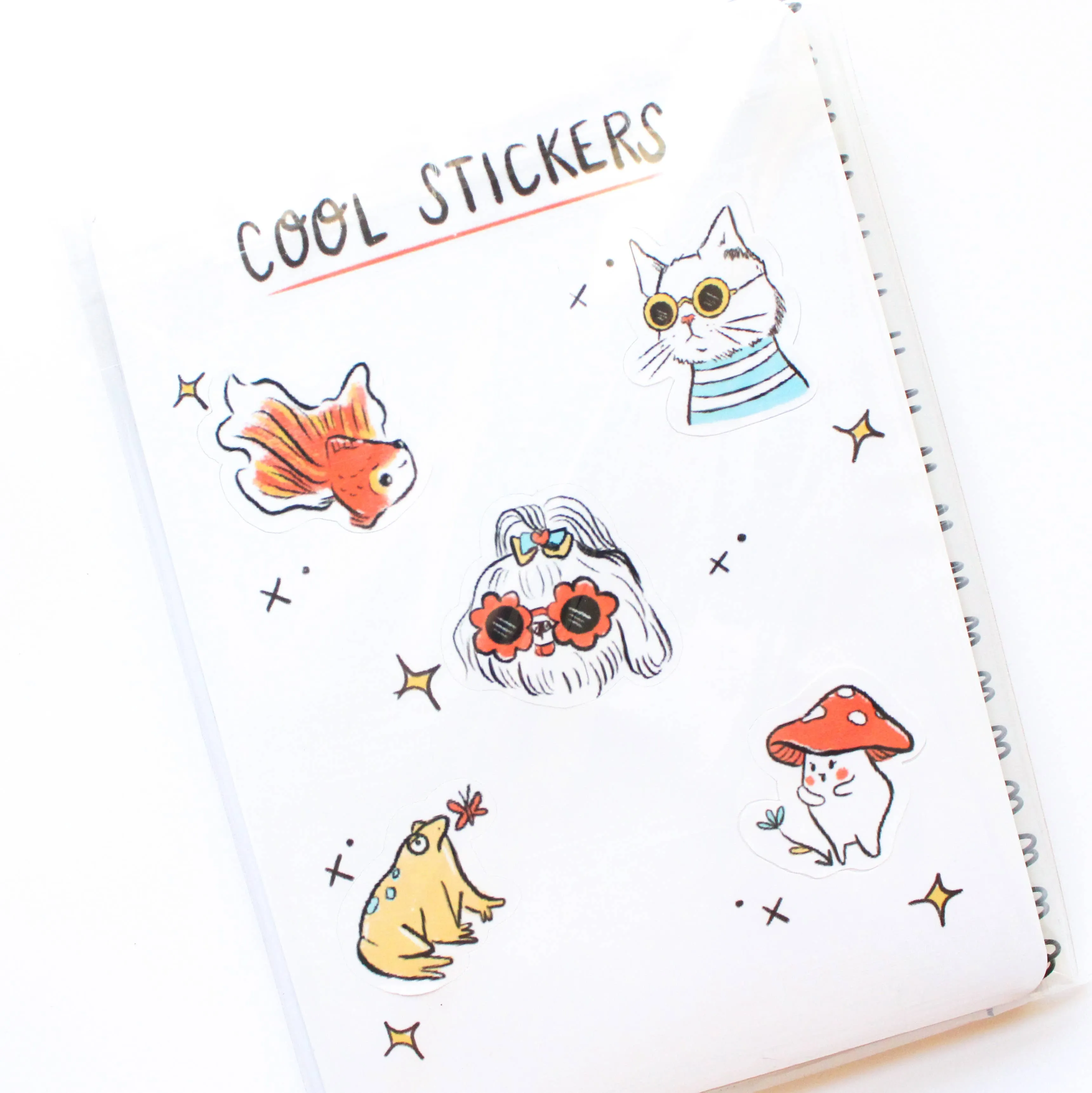 Cool Cat Sticker Collection Album   Sticker Sheet