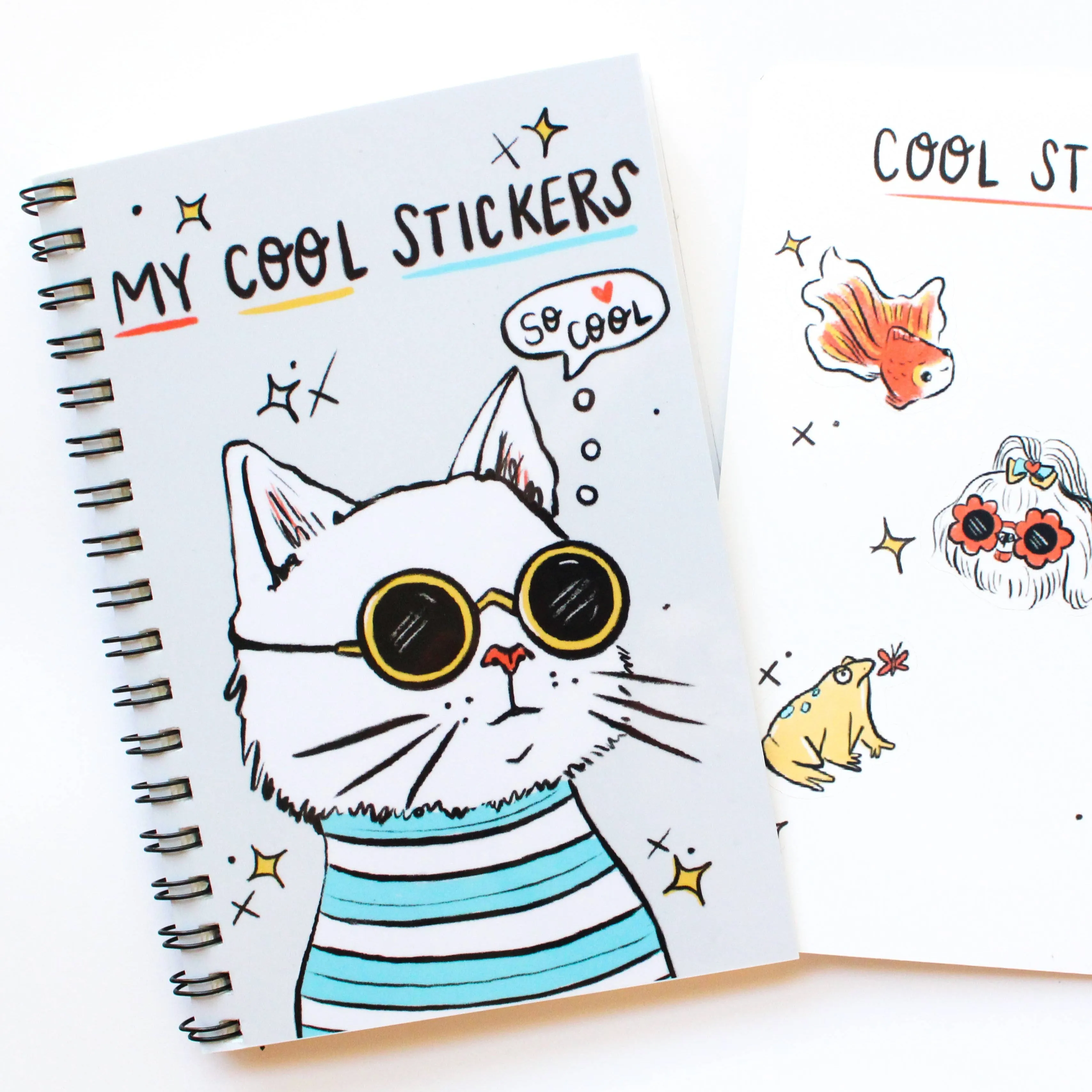 Cool Cat Sticker Collection Album   Sticker Sheet