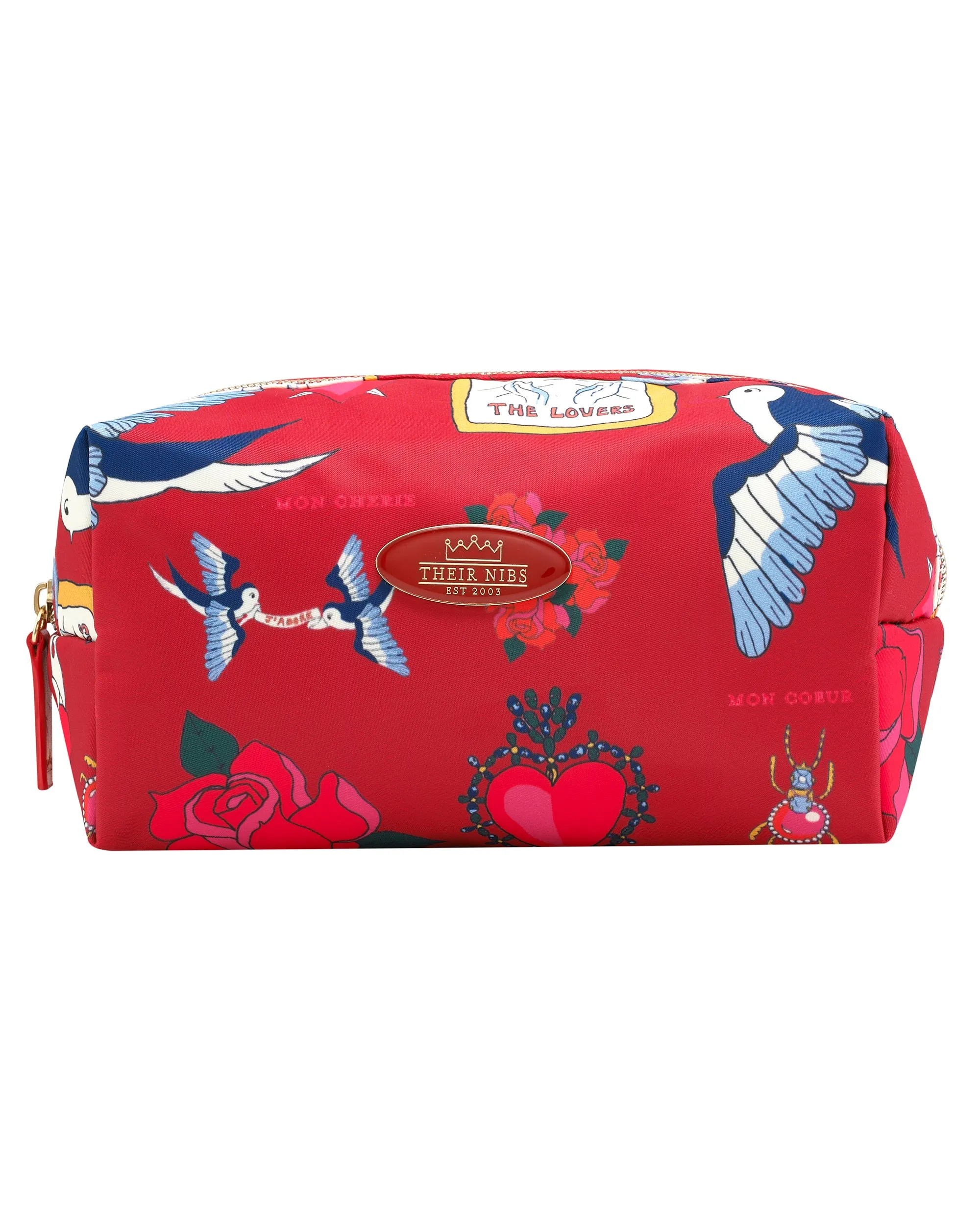 Cosmetic Bag Red Mon Coeur