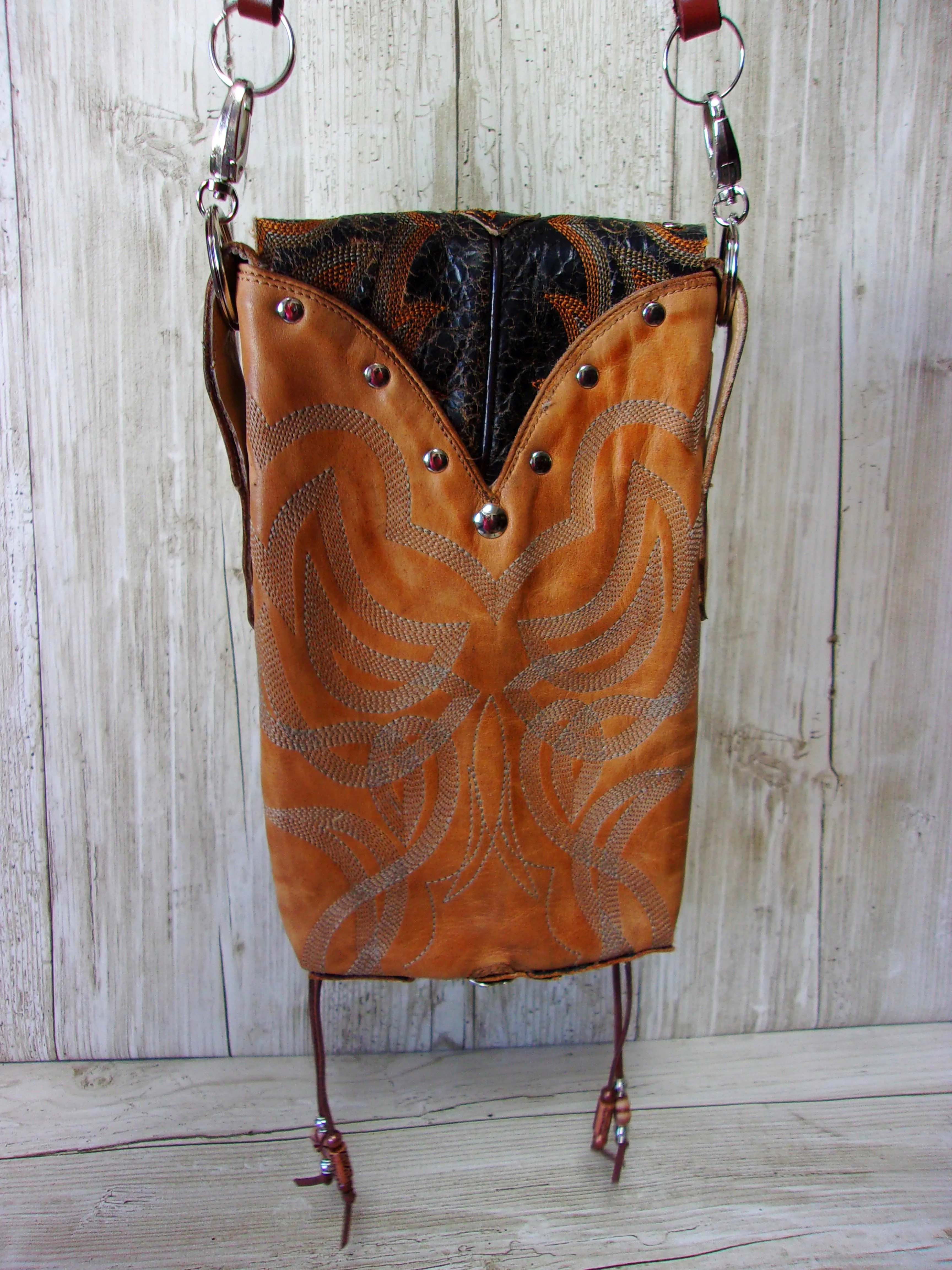 Cowboy Boot Crossbody Hipster Purse HP796